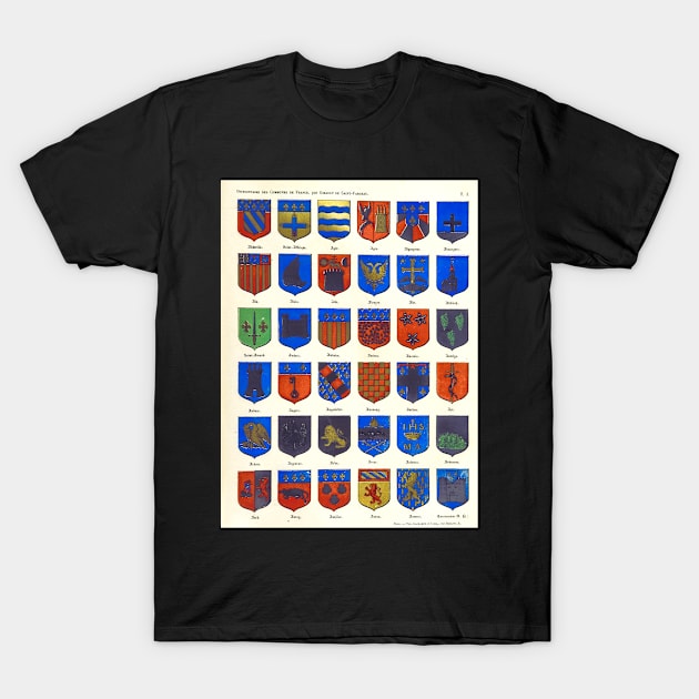 French Heraldry T-Shirt by mike11209